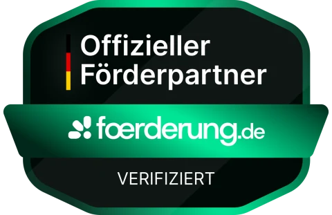 Offizieller Förderpartner von foerderung.de, verifiziert